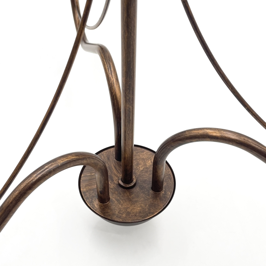 Liustra ant grandinės ANTON 3xE14/15W/230V bronzinė