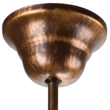 Liustra ant grandinės RETRO II 5xE27/60W/230V bronzinė patina