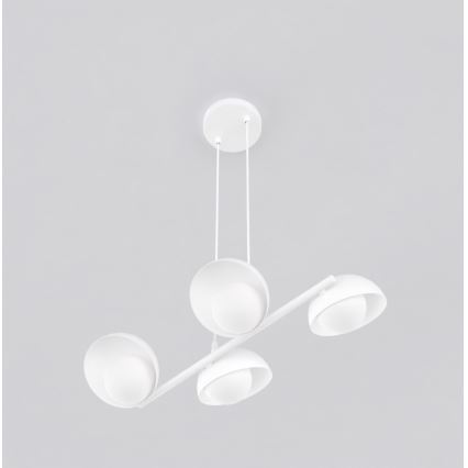 Liustra ant laido BOOM 4xG9/8W/230V balta