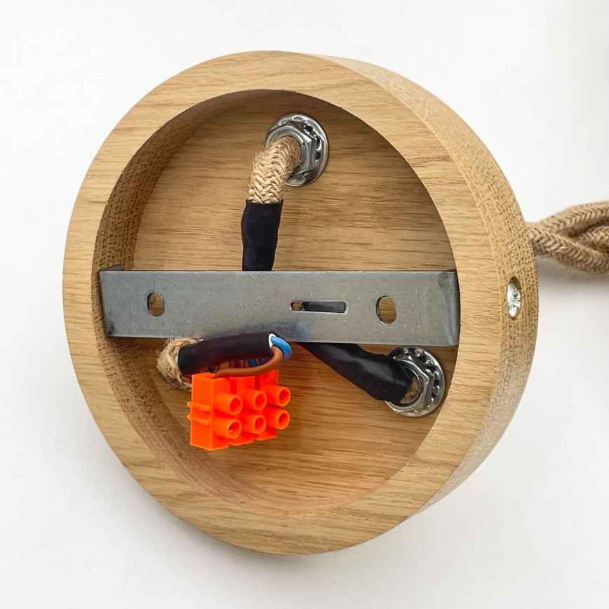 Liustra ant laido LOOMIS 3xE27/15W/230V 83 cm smėlinė/ąžuolas