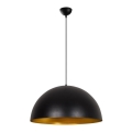 Liustra ant laido SIVANI 1xE27/40W/230V Ø 60 cm juoda/varinė