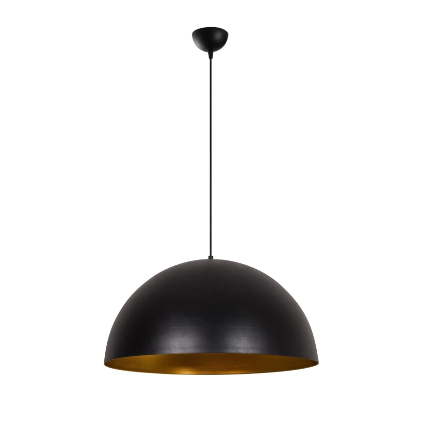 Liustra ant laido SIVANI 1xE27/40W/230V Ø 60 cm juoda/varinė