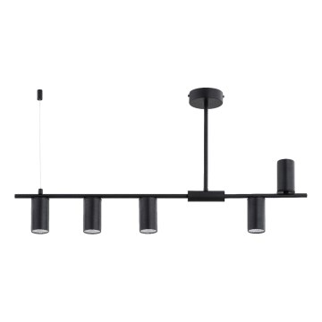 Liustra ant stiebo URANOS 5xGU10/10W/230V juoda