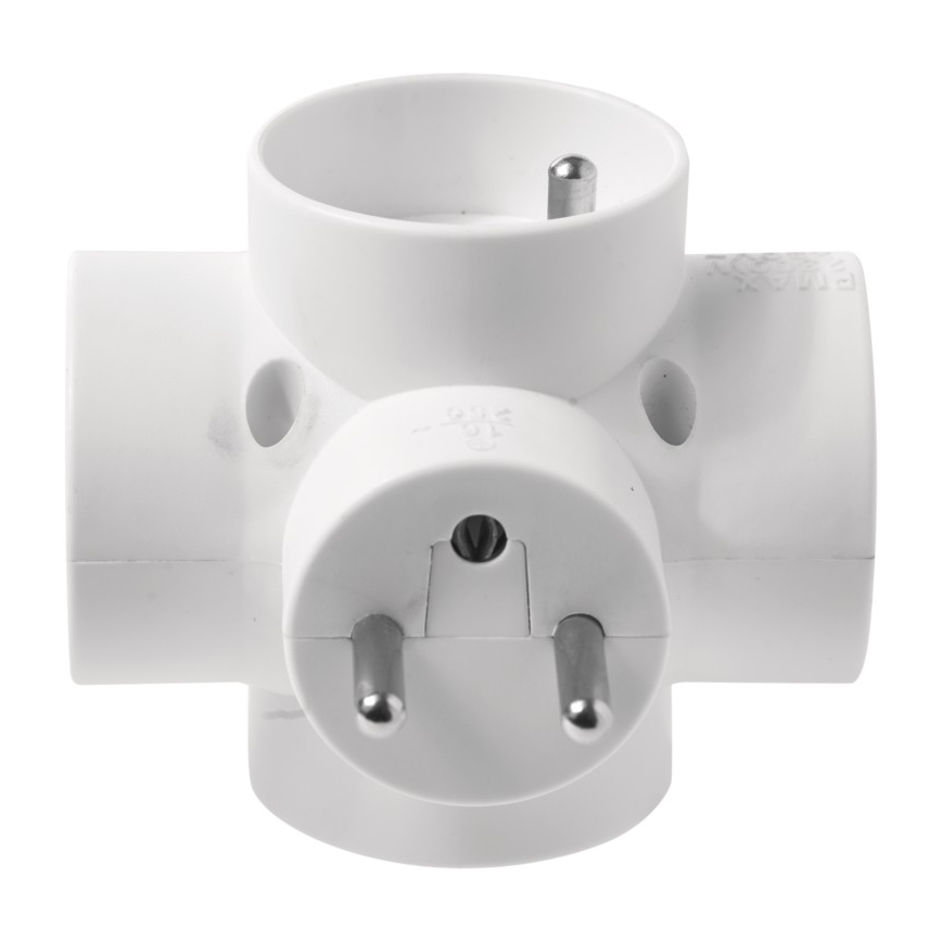 Lizdo skirstytuvas 4x10A / 250V apvalus