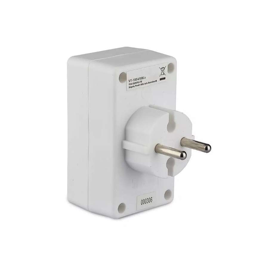 Lizdo skirstytuvas 4x2,5A/230V