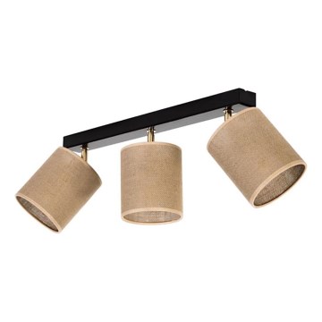 Lubinis akcentinis šviestuvas JUTE 3xE27/25W/230V + FSC sertifikuota