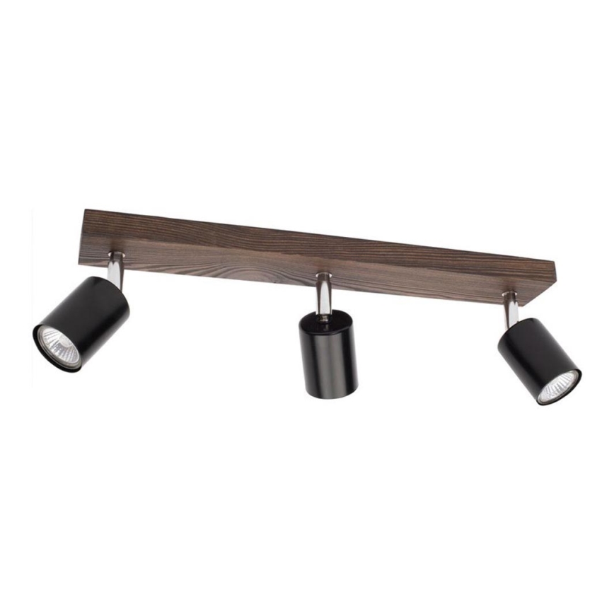 Lubinis akcentinis šviestuvas MANARA 3xGU10/5W/230V pušis