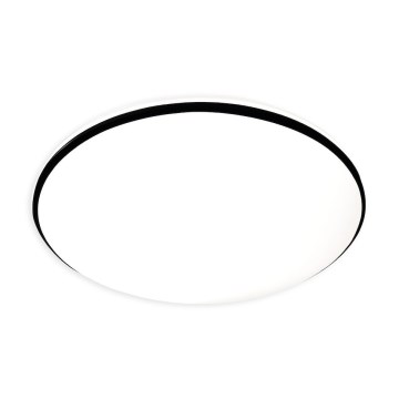 Lubinis LED šviestuvas HUGO, 12/18/24 W, 230 V, 3000/4000/6500 K, skersmuo 30 cm, IP54, juodas