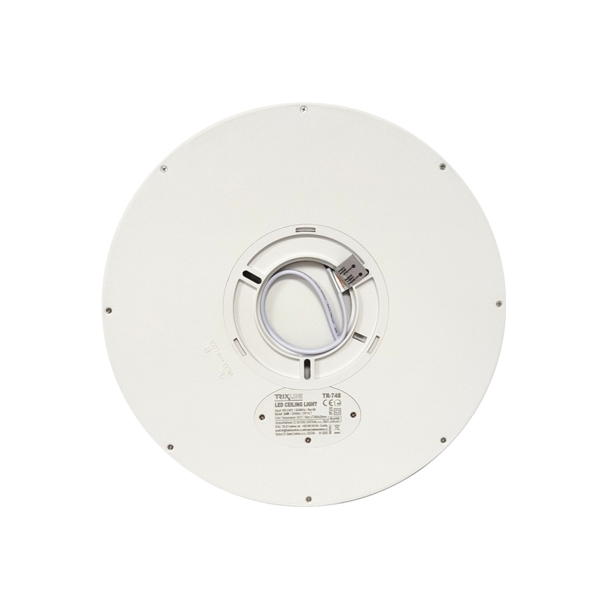 Lubinis LED šviestuvas LED/24W/230V 3000/4000/6500K, skersmuo 30 cm, baltas