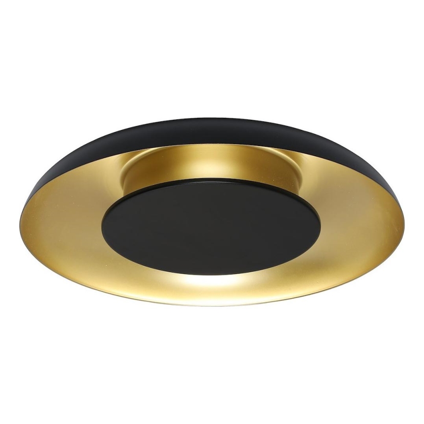 Lubinis LED šviestuvas PIATTINO LED/30W/230V 3000/4000/6000K skersmuo 40 cm juodas/auksinis