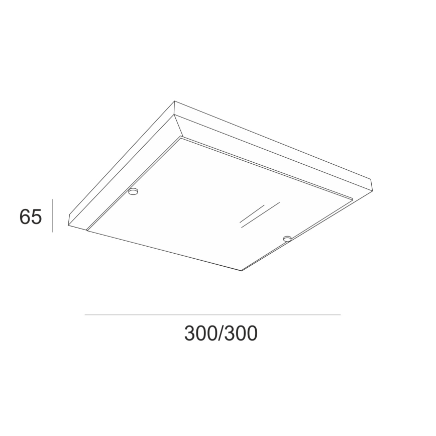 Lubinis šviestuvas 1xE27/60W/230V pušis - FSC sertifikuota