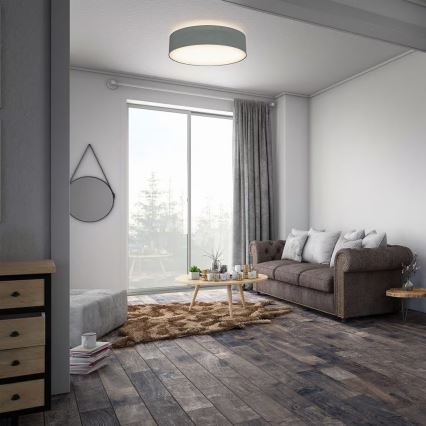 Lubinis šviestuvas 2xE27/40W/230V, skersmuo 38 cm, pilkas