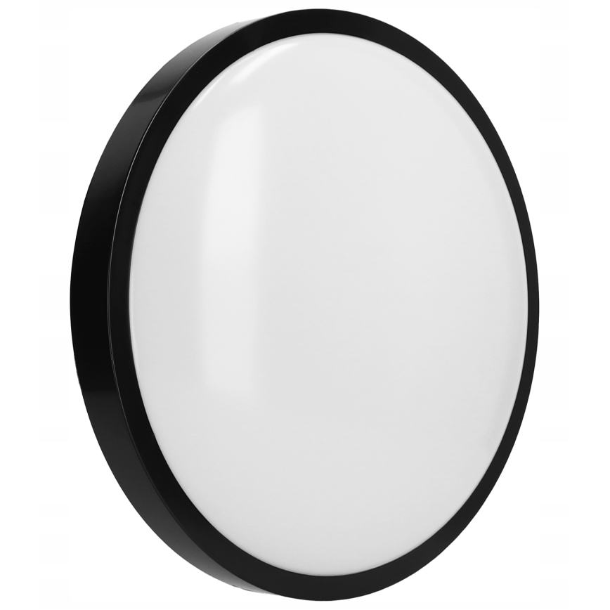 Lubinis šviestuvas 2xE27/40W/230V Ø 29,5 cm juodas