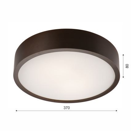 Lubinis šviestuvas 2xE27/60W/230V pušis