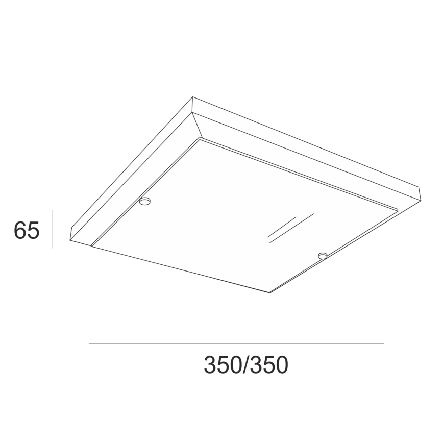 Lubinis šviestuvas 2xE27/60W/230V ąžuolas