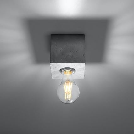 Lubinis šviestuvas ABEL 1xE27/60W/230V betono