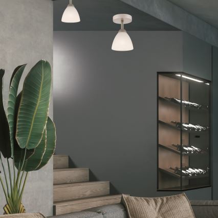 Prie lubų montuojamas šviestuvas ADRIANO 1xE27/60W/230V, ąžuolo spalvos