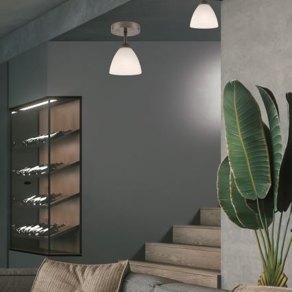 Prie lubų montuojamas šviestuvas ADRIANO 1xE27/60W/230V, ąžuolo spalvos