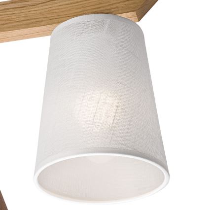 Prie sieną montuojamas šviestuvas ANTONIO 3xE14/40W/230V ąžuolas