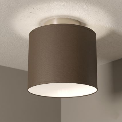 Lubinis šviestuvas ARDEN 1xE27/15W/230V, skersmuo 18 cm, rudos spalvos