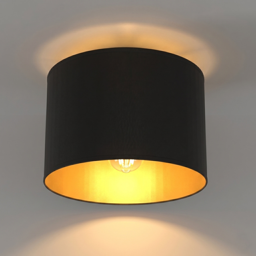Lubinis šviestuvas ARDEN 1xE27/15W/230V, skersmuo 25 cm, juodos spalvos