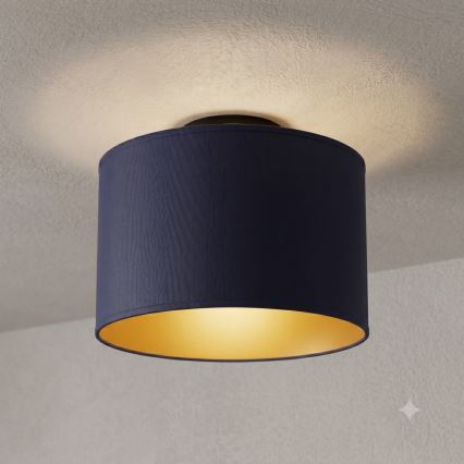Lubinis šviestuvas ARDEN 1xE27/15W/230V Ø 25 cm mėlynas