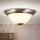 Lubinis šviestuvas AUSTRIAN OLD LAMP 2xE27/60W/230V diametras 27 cm bronza/smėlio spalva