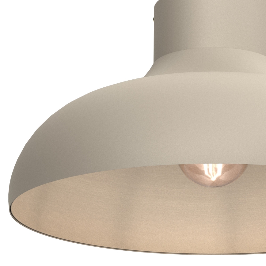 Lubinis šviestuvas BASCA 1xE27/15W/230V Ø 40 cm kreminis