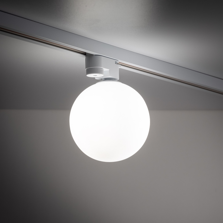 Lubinis šviestuvas 1-fazės bėgių sistemai TRACER 1xG9/8W/230V balta
