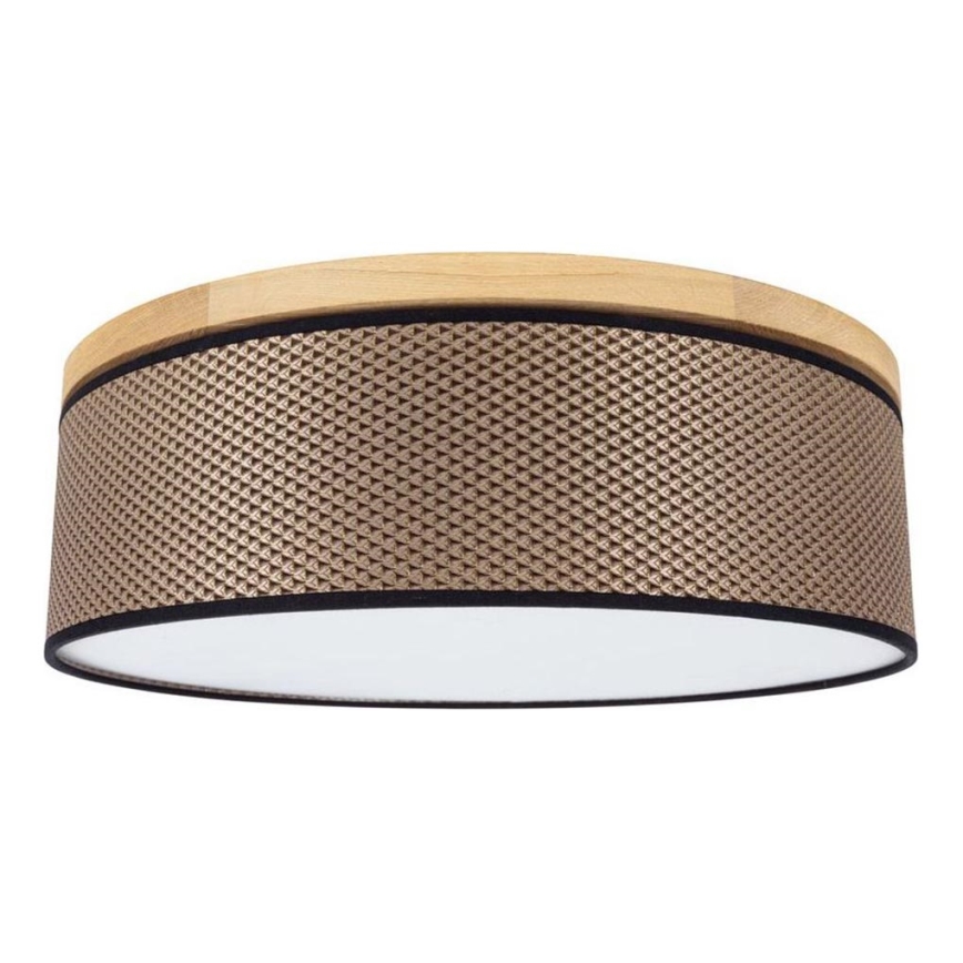 Lubinis šviestuvas BENITA 2xE27/25W/230V skersmuo 48 cm ruda/ąžuolas