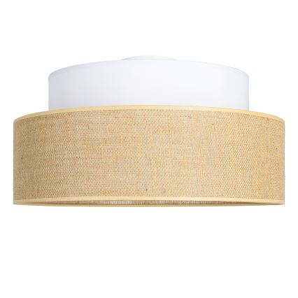 Lubinis šviestuvas BOHO 1xE27/60W/230V balta/smėlio spalva