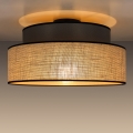Lubinis šviestuvas BOHO 1xE27/60W/230V diametras 40 cm ruda/smėlio spalva