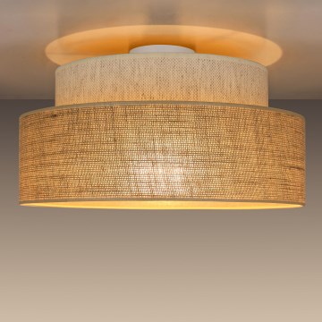 Lubinis šviestuvas BOHO 1xE27/60W/230V kreminė/smėlio spalva