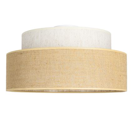 Lubinis šviestuvas BOHO 1xE27/60W/230V kreminė/smėlio spalva