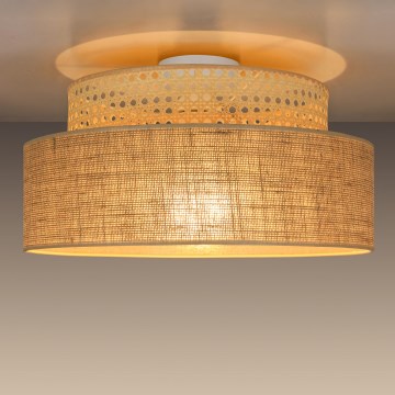 Lubinis šviestuvas BOHO 1xE27/60W/230V rotangas