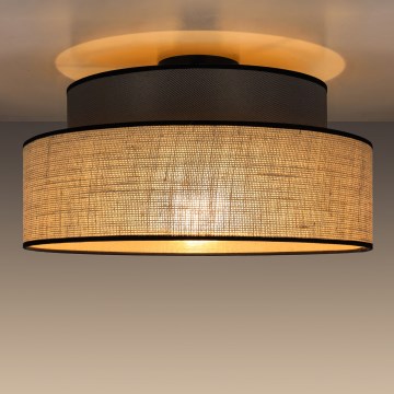 Lubinis šviestuvas BOHO 1xE27/60W/230V ruda/smėlio spalva