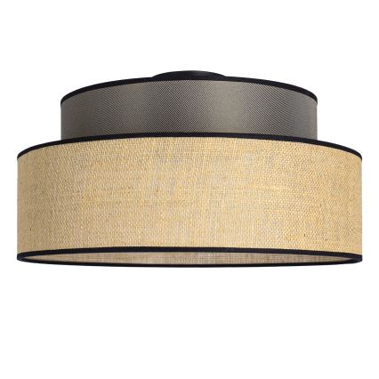 Lubinis šviestuvas BOHO 1xE27/60W/230V ruda/smėlio spalva
