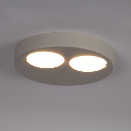Lubinis šviestuvas BROS 2xGX53/12W/230V smėlio spalva