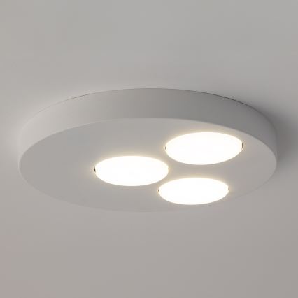Lubinis šviestuvas BROS 3xGX53/12W/230V balta