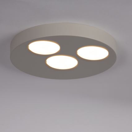 Lubinis šviestuvas BROS 3xGX53/12W/230V smėlio spalva