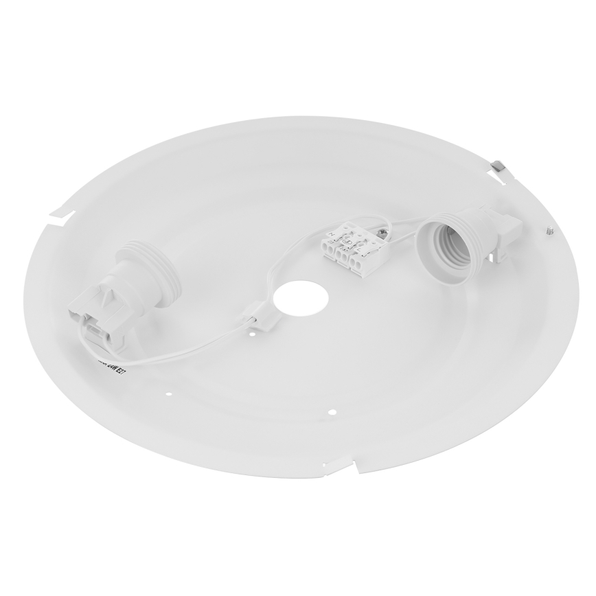 Lubinis šviestuvas CLEO 2xE27/24W/230V d. 30 cm baltas