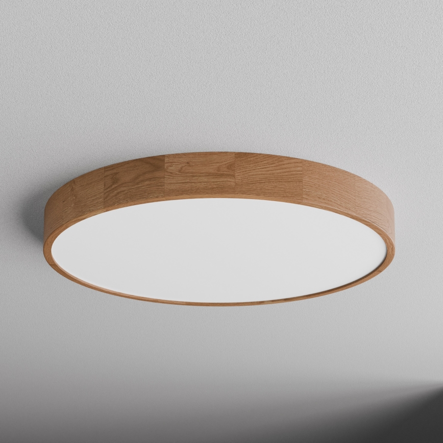 Lubinis šviestuvas CLEO 6xE27/24W/230V Ø 80 cm ąžuolas