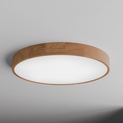 Lubinis šviestuvas CLEO 6xE27/24W/230V Ø 80 cm ąžuolas