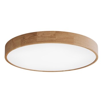 Lubinis šviestuvas CLEO su judesio jutikliu, 6×E27/24W/230V, skersmuo 80 cm, ąžuolo apdaila