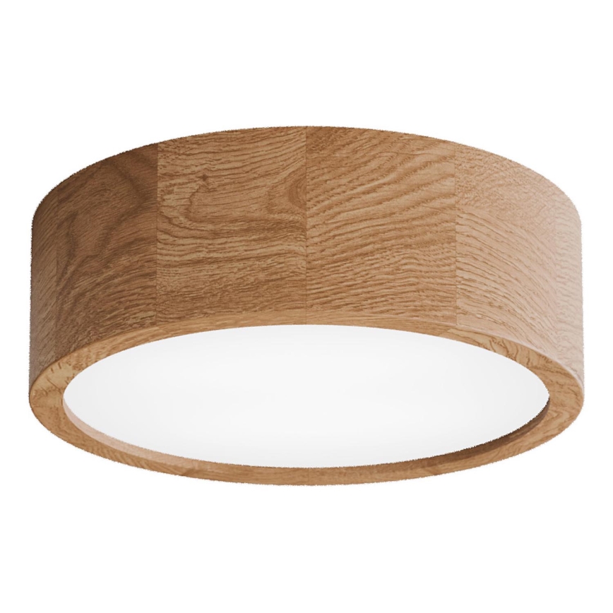 Lubinis šviestuvas CLEO su jutikliu, 2xE27/24W/230V, skersmuo 27,5 cm, ąžuolas