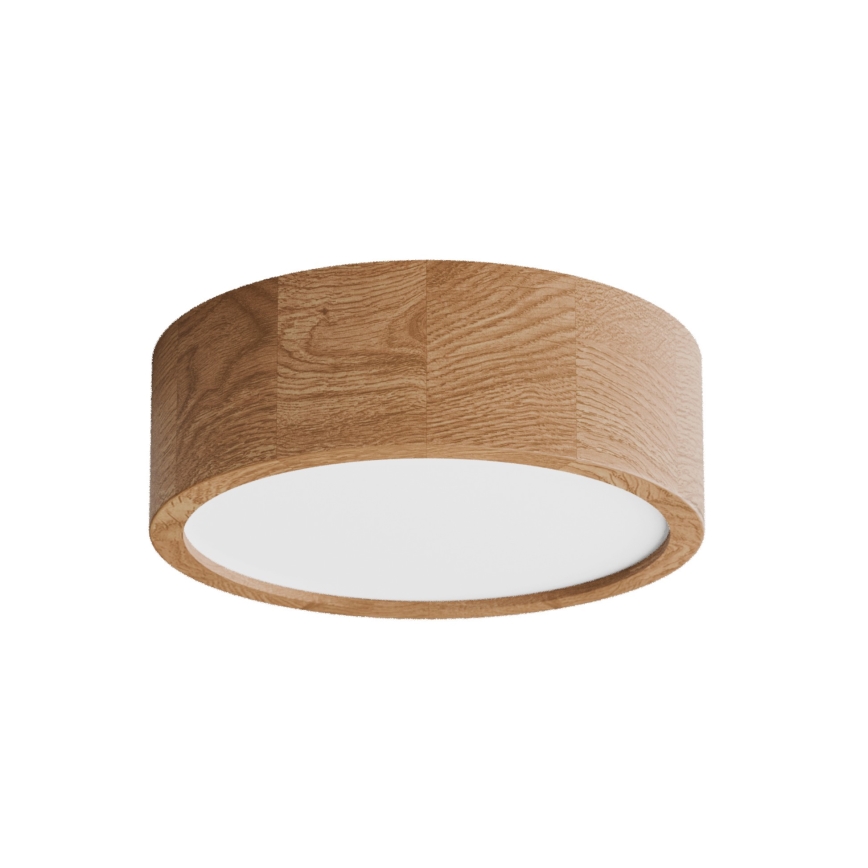 Lubinis šviestuvas CLEO su jutikliu, 2xE27/24W/230V, skersmuo 27,5 cm, ąžuolas