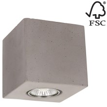 Lubinis šviestuvas CONCRETEDREAM 1xGU10/6W/230V betono + FSC sertifikuota