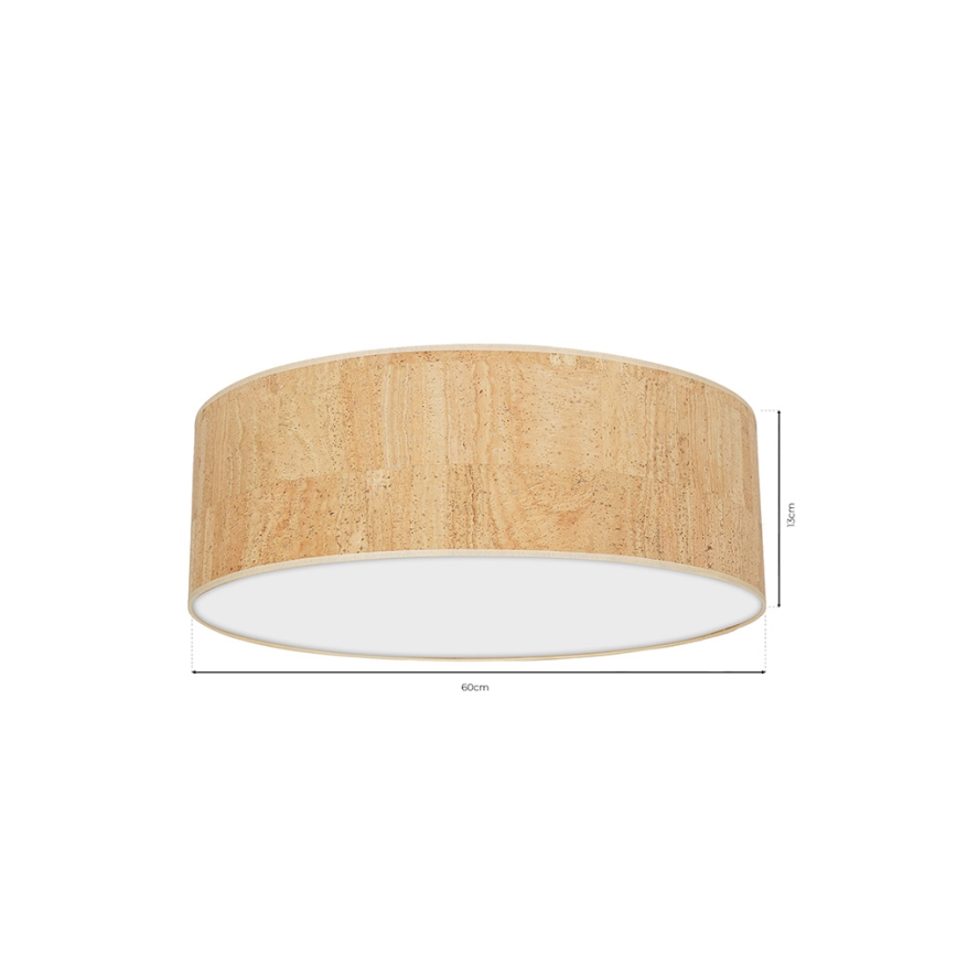 Lubinis šviestuvas CORK 3xE27/60W/230V