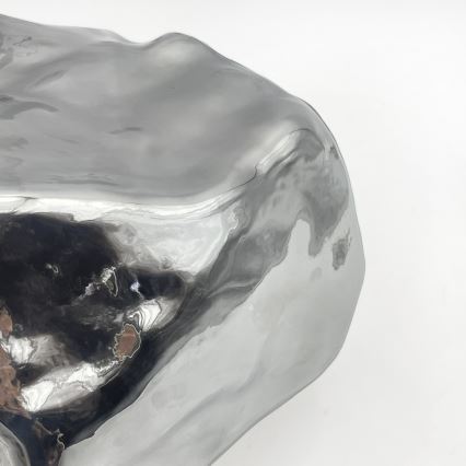 Lubinis šviestuvas CRISTAL 1xE14/15W/230V žalvaris/dūminė juoda