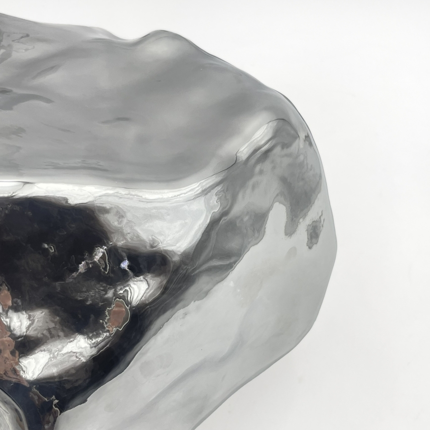 Lubinis šviestuvas CRISTAL 1xE14/15W/230V žalvaris/dūminė juoda